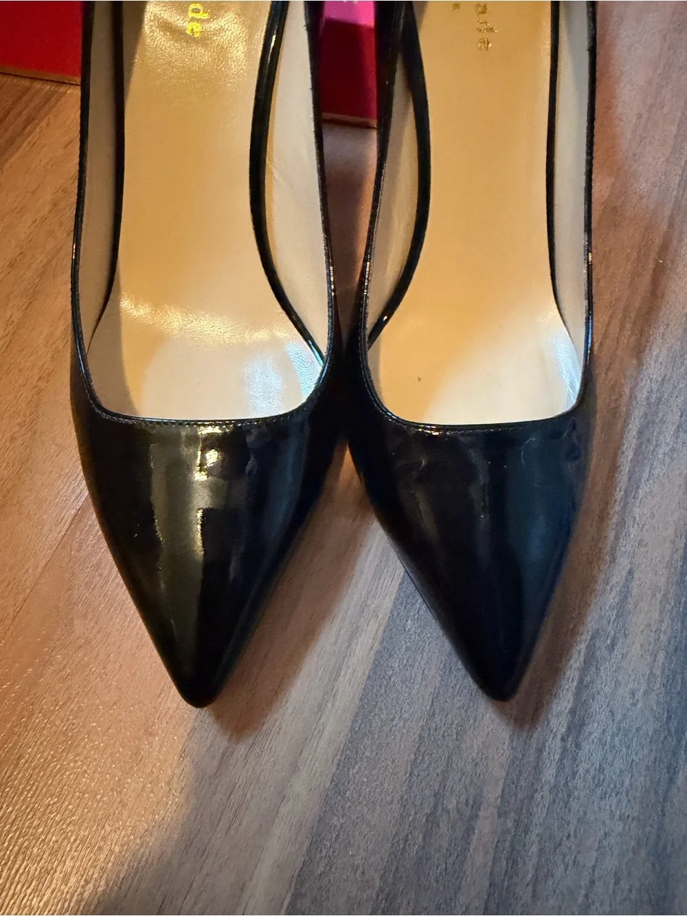 Kate Spade PRAGUE Black Patent Pointed Toe Stiletto Pumps